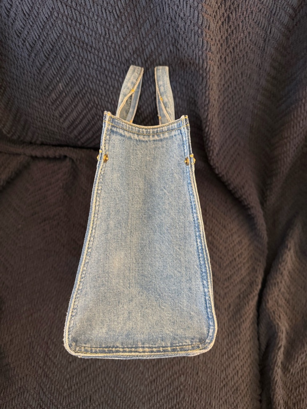 Coach Denim Cargo Tote - Picture 4 of 9